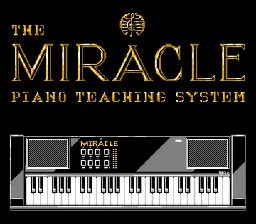 Miracle Piano Teaching System, The (USA) screen shot title